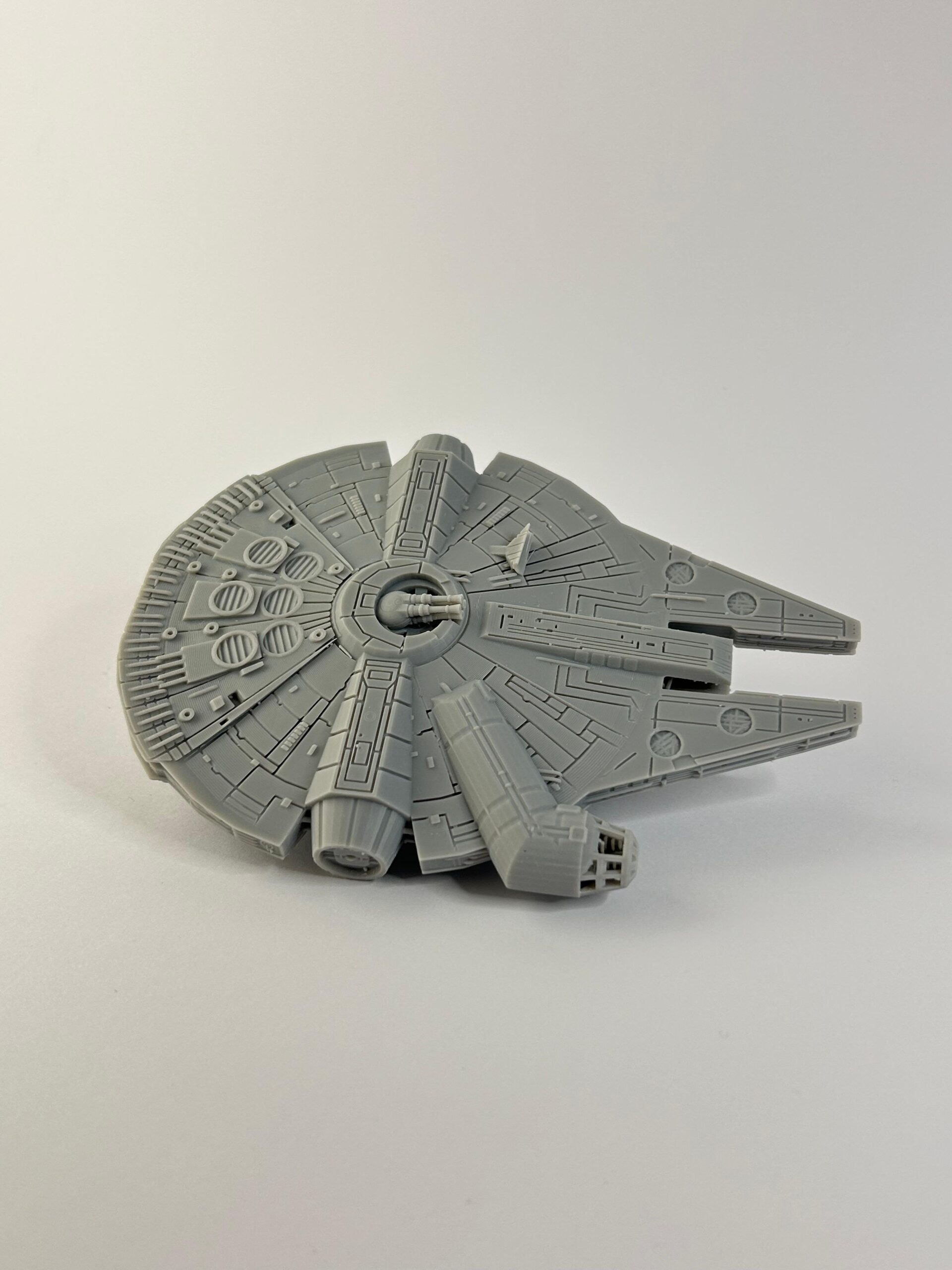 Custom 3D printed resin model, front view