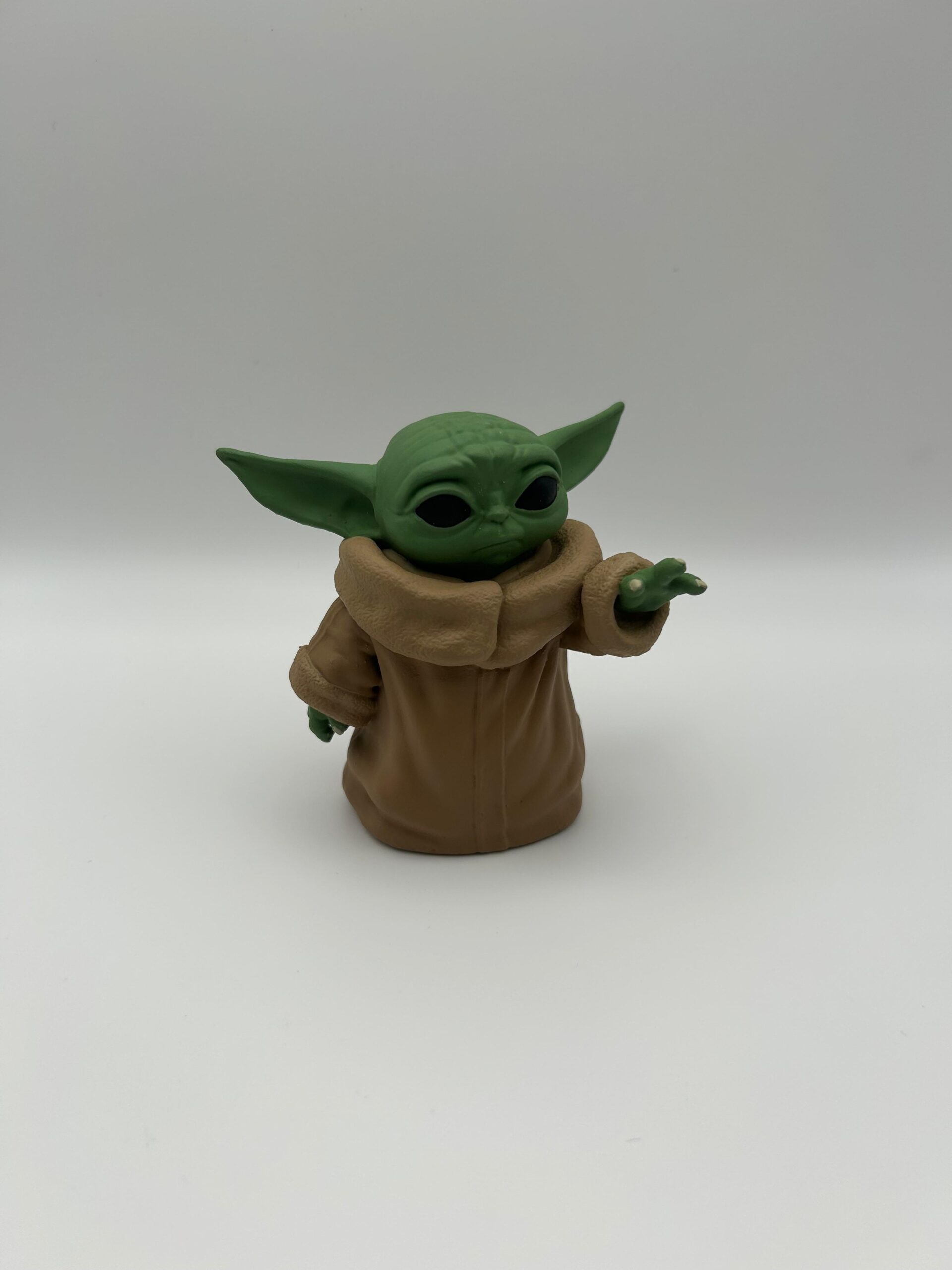 Custom 3D printed resin figure, front view